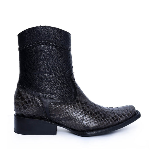 Botín Imperial de Python PE100 - Piel Esmeralda