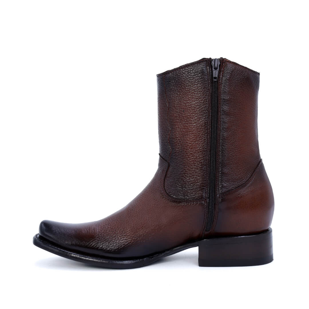 Botín Esmeralda en Piel de Venado PL106 - Piel Esmeralda