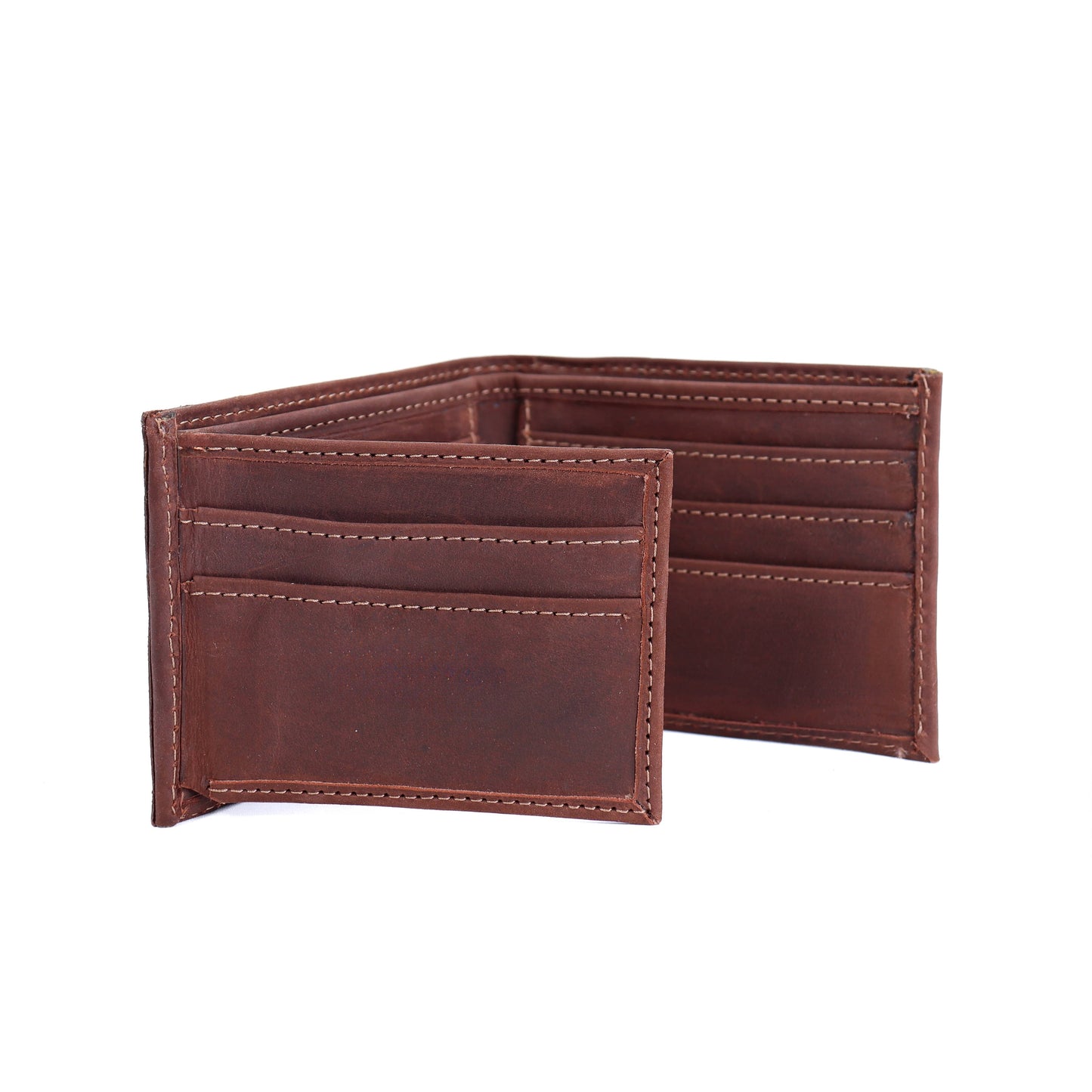 Cartera Vaquera de Piel de Res Brandy