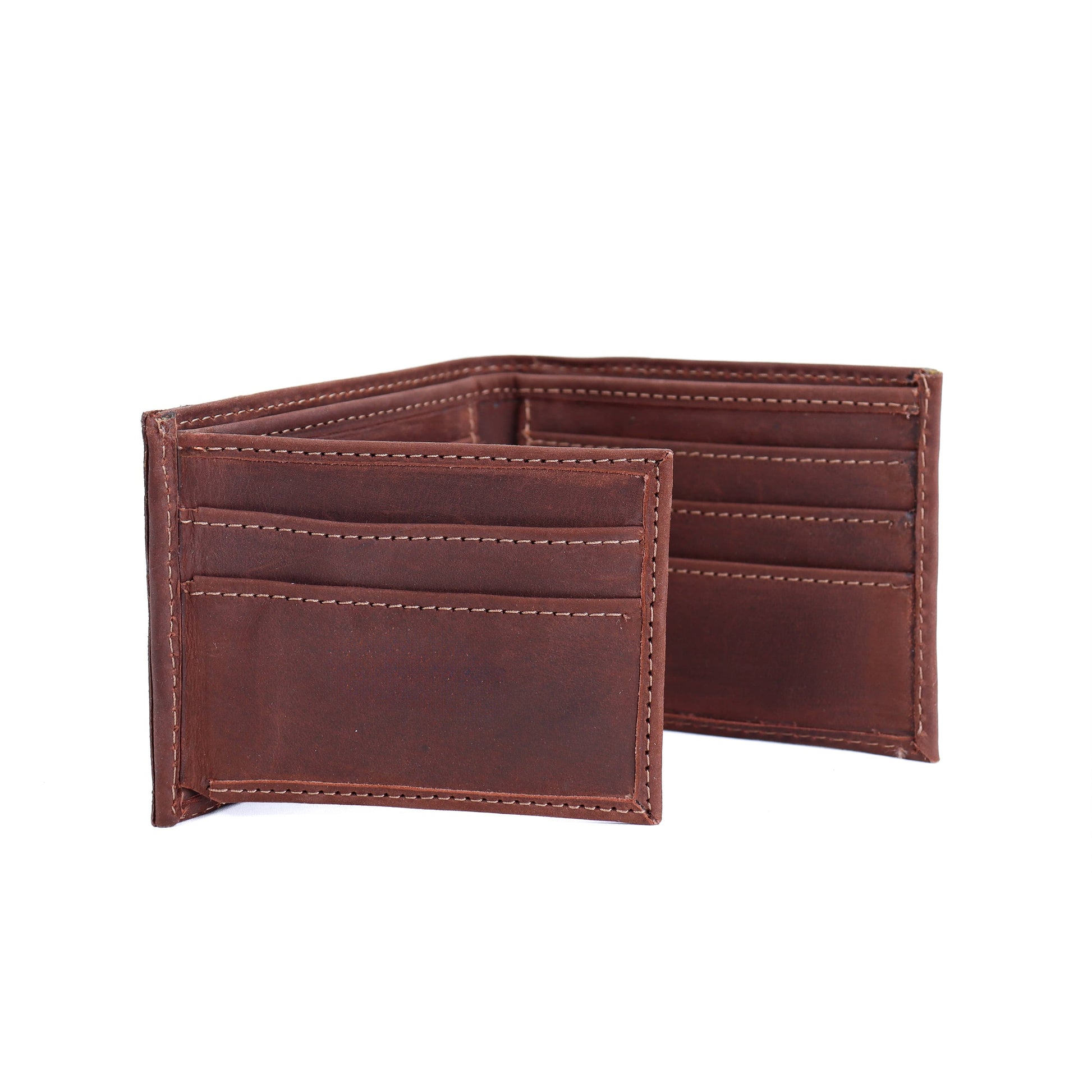 Cartera Vaquera de Piel de Res Brandy