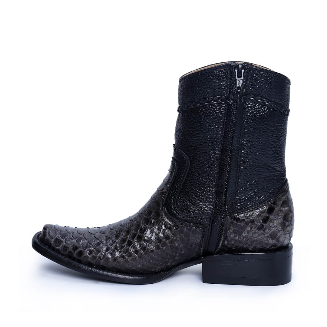 Botín Imperial de Python PE100 - Piel Esmeralda