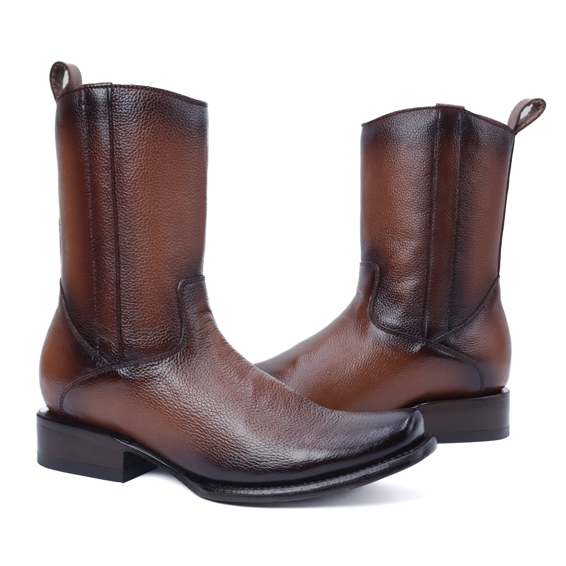 Botín Ébano en Piel de Res PL207