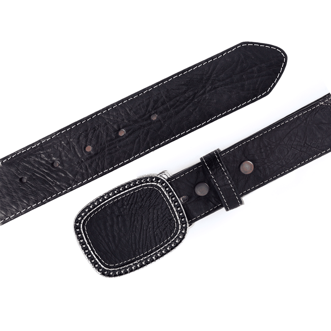 Cinto Llanero Estilo Texano PE475 - Piel Esmeralda