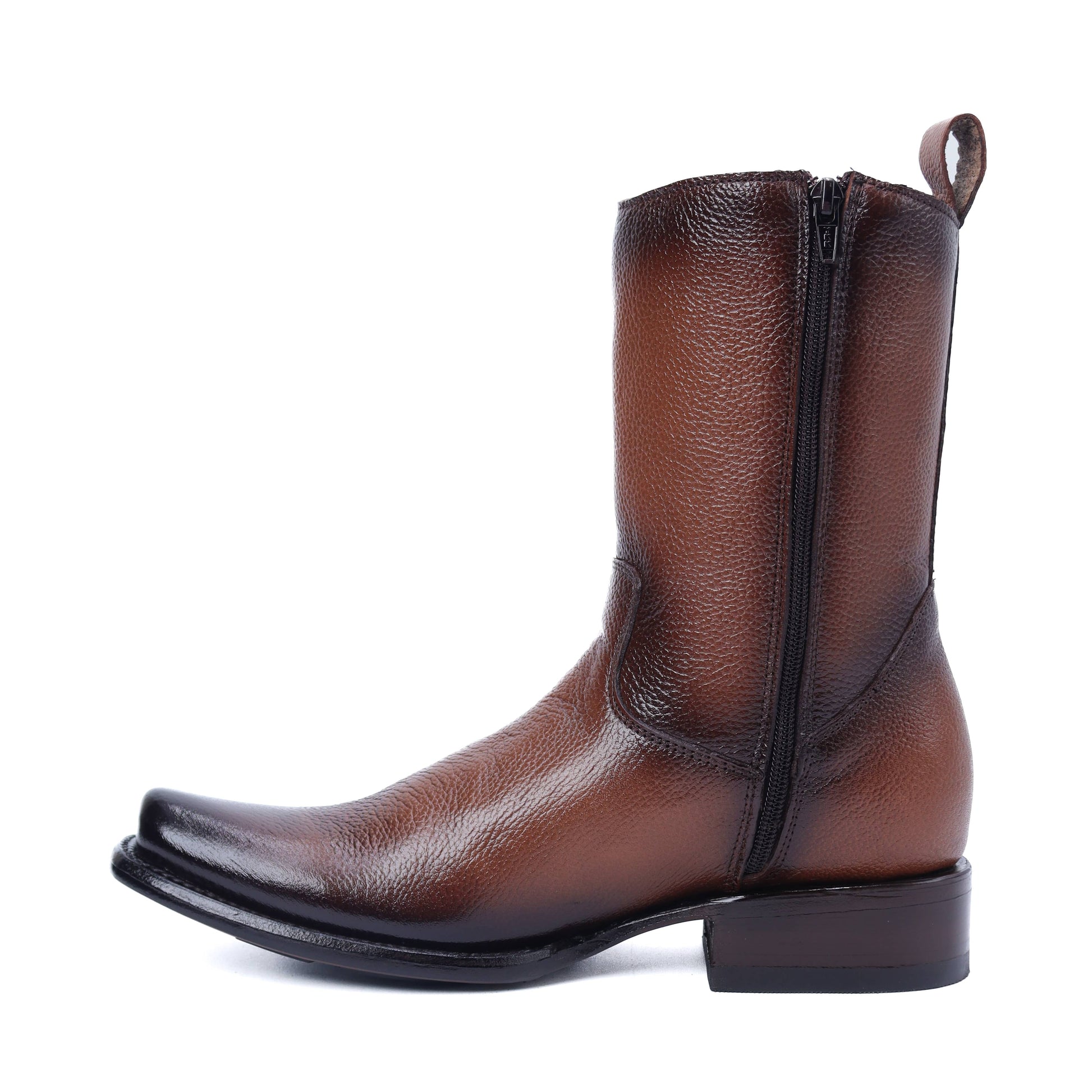 Botín Ébano en Piel de Res PL207