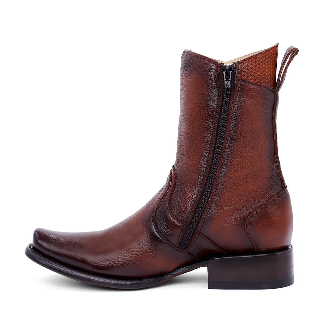 Botín Apolo en Piel de Venado PL112 - Piel Esmeralda