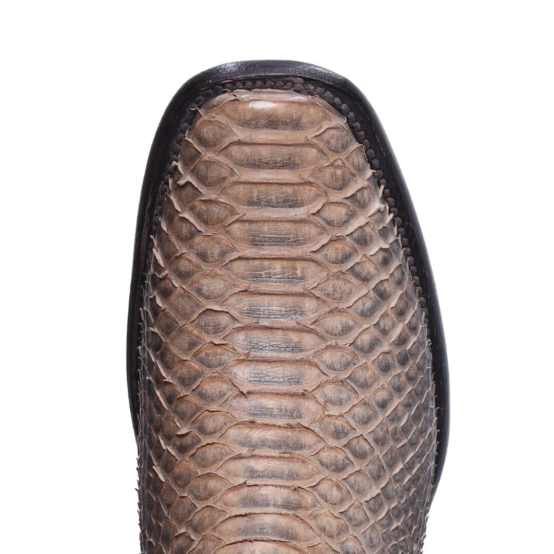 Botín Imperial de Python PE103 - Piel Esmeralda