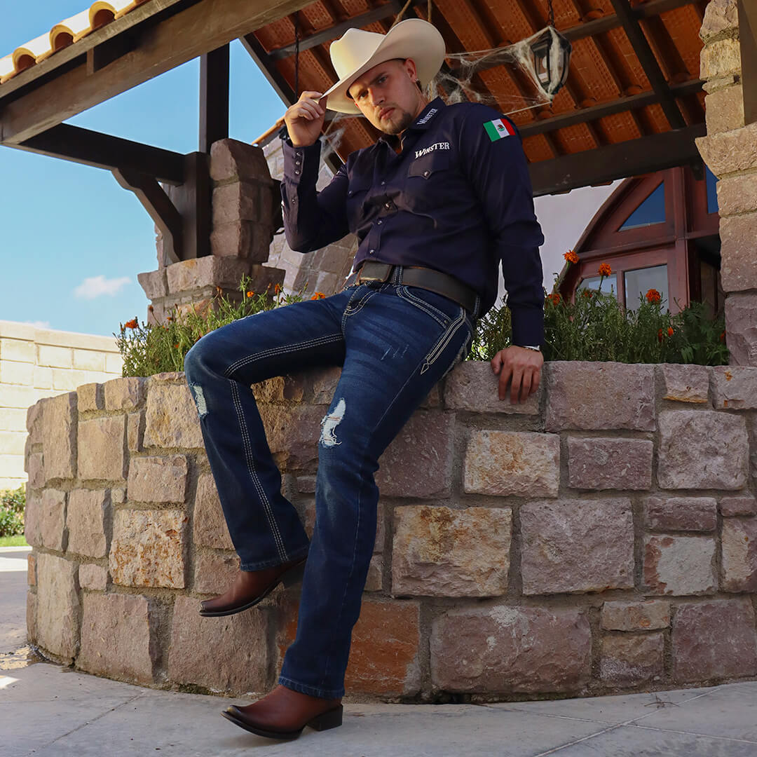 Botín Esmeralda en Piel de Venado PL106 - Piel Esmeralda