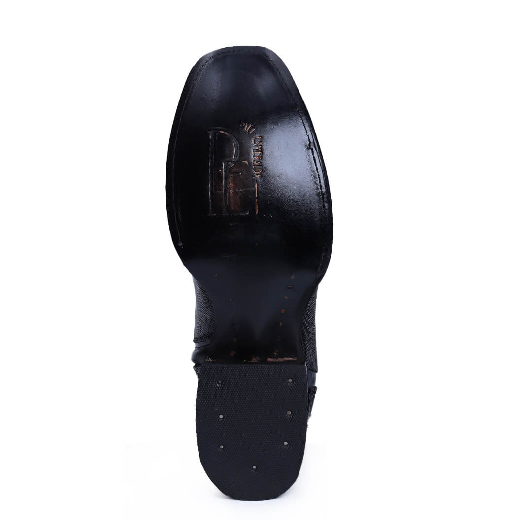 Botín Imperial de Lizard PE104 - Piel Esmeralda