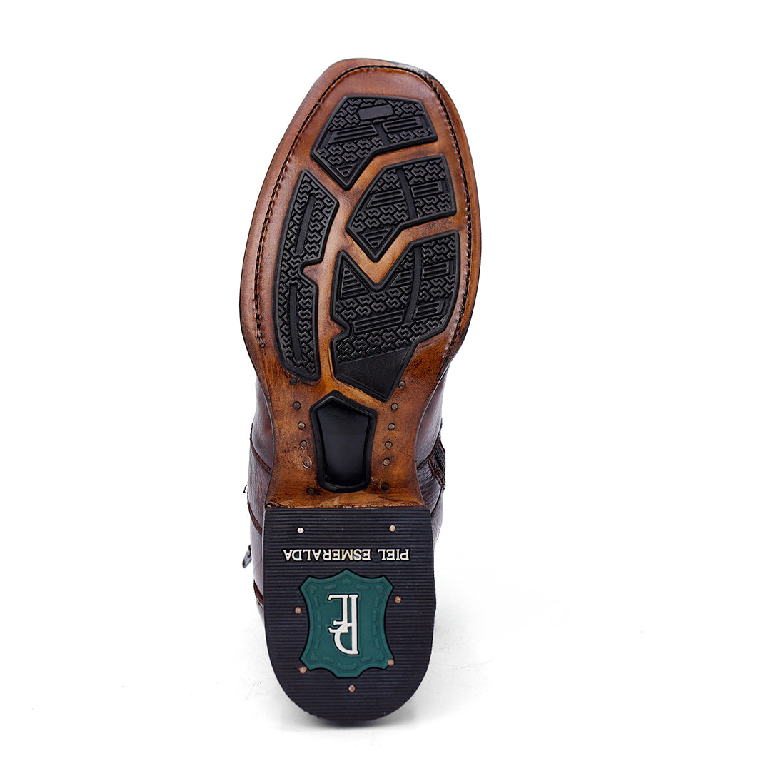 Botín Ébano en Piel de Res PL207