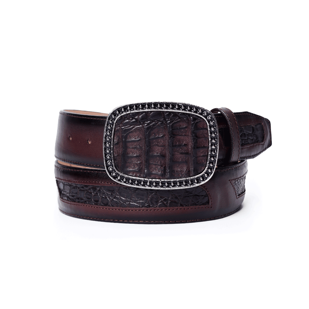 Cinto Soberano en Piel de Cocodrilo PE465