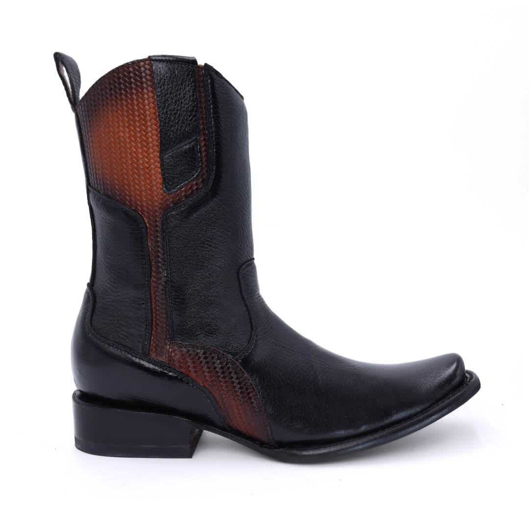 Botín París en Piel de Venado PL111 - Piel Esmeralda