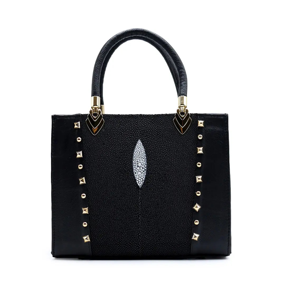 Bolso de Mano de Piel de Mantarraya PE468