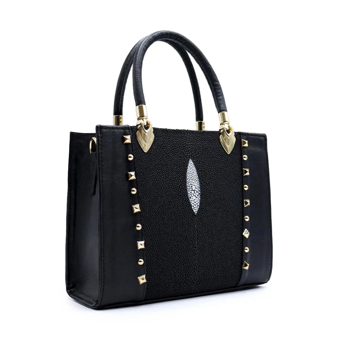 Bolso de Mano de Piel de Mantarraya PE468