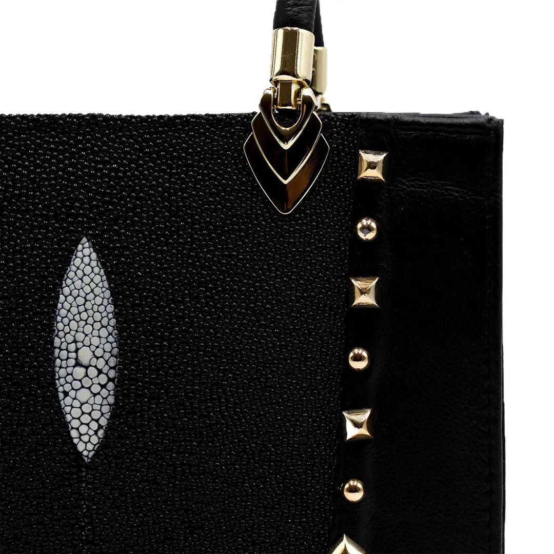 Bolso de Mano de Piel de Mantarraya PE468
