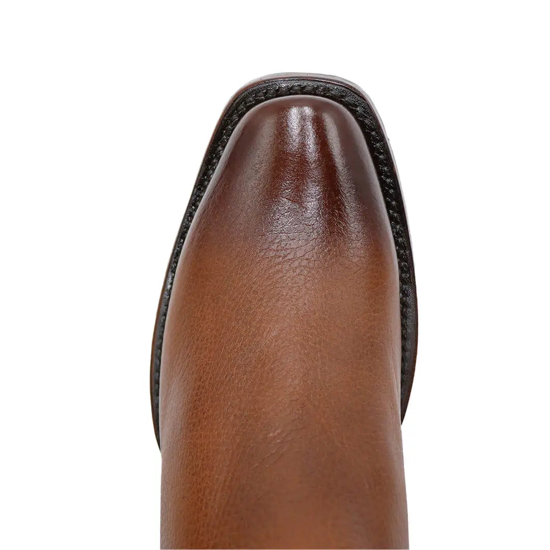 Botín Vaquero de Piel Modelo Ámbar PL103 - Piel Esmeralda