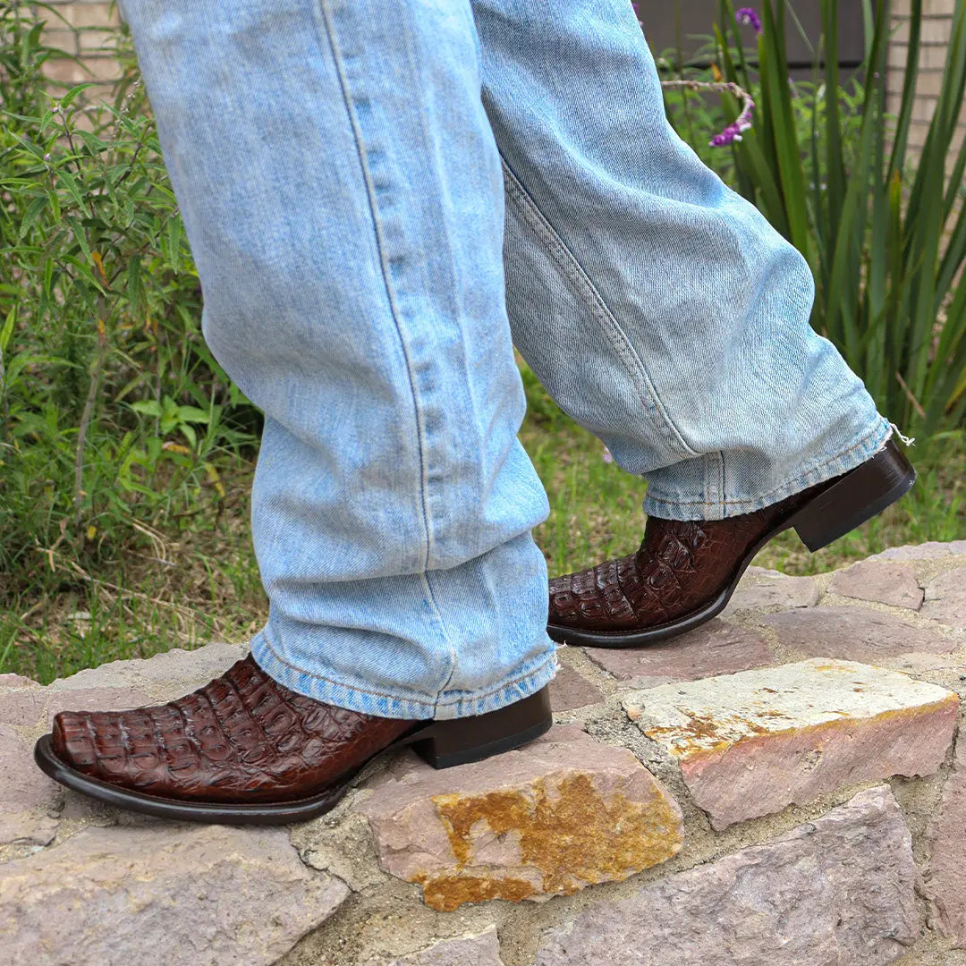 Botín Imperial de Coco Lomo PE112 - Piel Esmeralda