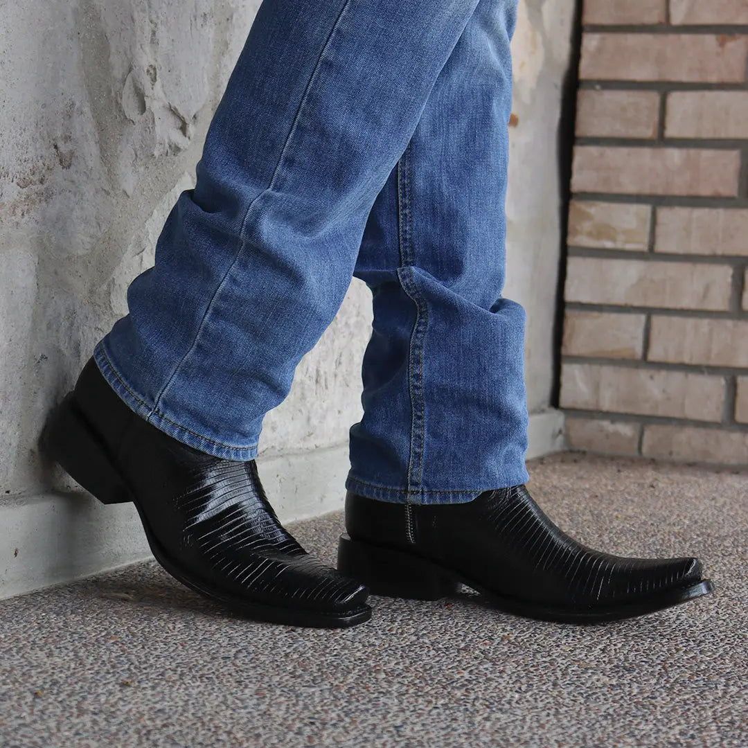 Botín Imperial de Lizard PE104 - Piel Esmeralda