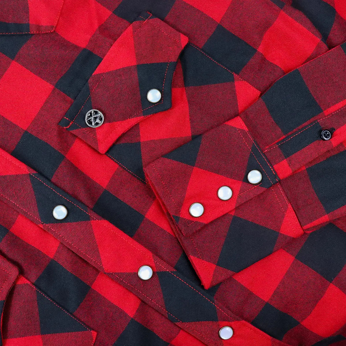 Camisa vaquera de Cuadros PE512 - Piel Esmeralda
