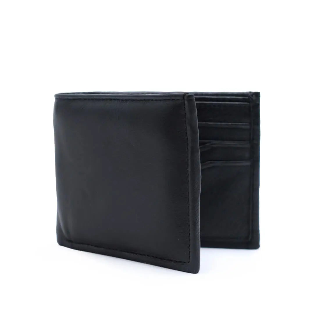 Cartera Casual de Piel de Res PE701 - Piel Esmeralda