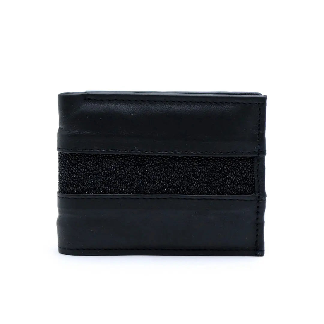 Cartera con Aplicación de Piel de Mantarraya PE703