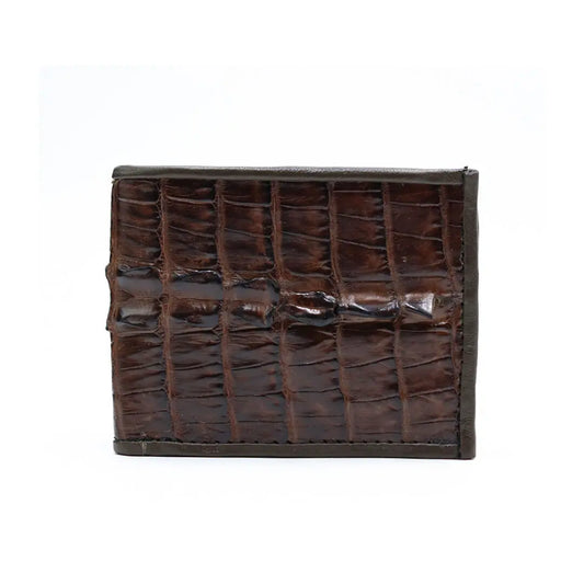Cartera de Piel de Cocodrilo PE702 - Piel Esmeralda