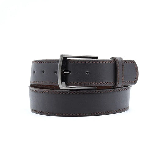 Cinturón Casual de Piel para Caballero - Piel Esmeralda