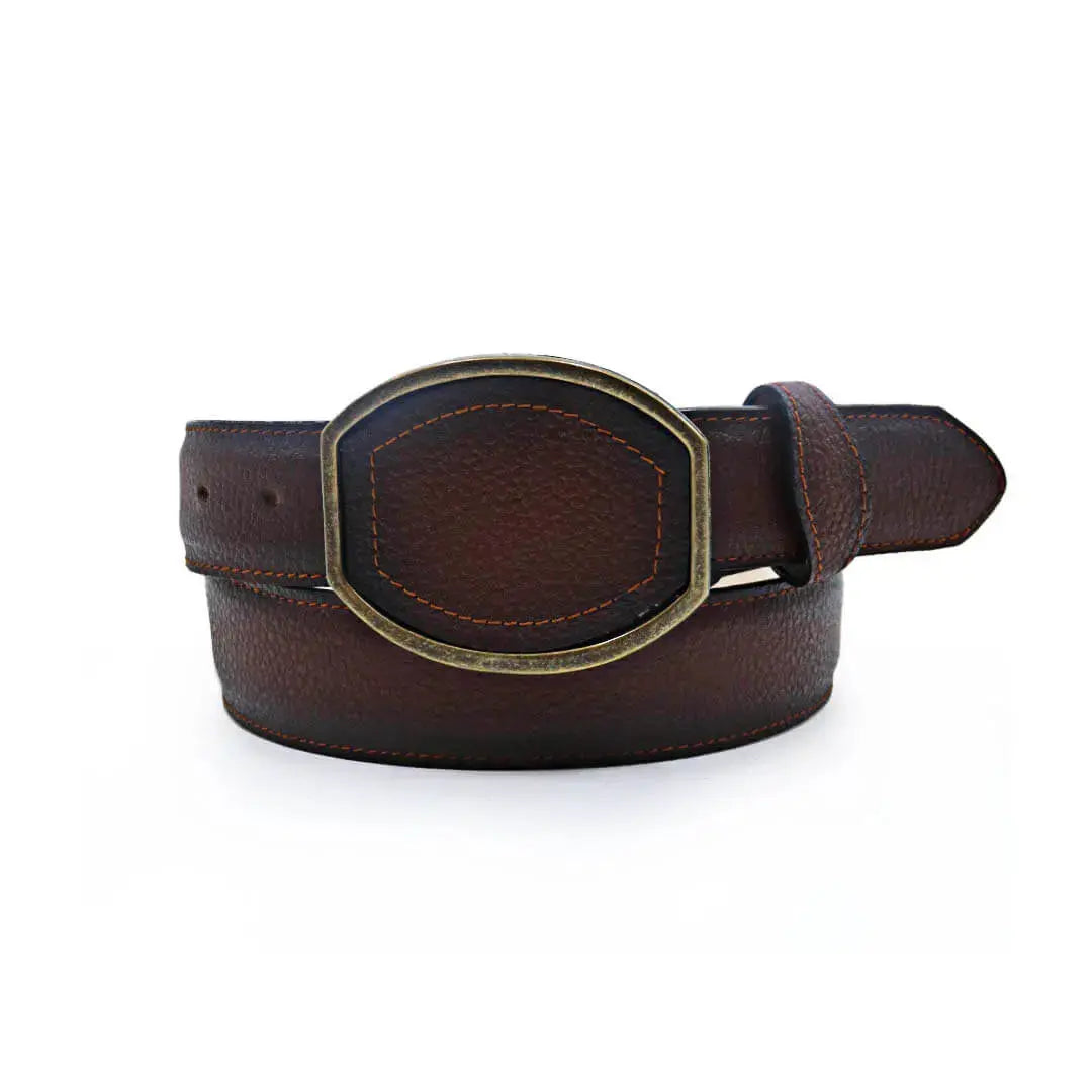 Cinto Vaquero de Piel PE470 - Piel Esmeralda