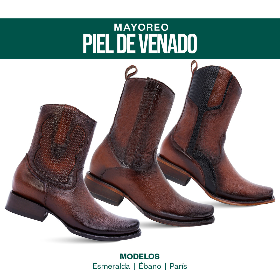 Mayoreo | Botín en piel de venado