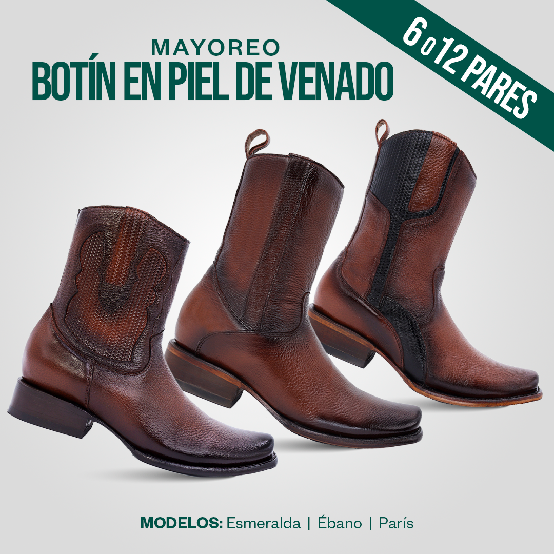 Mayoreo | Botín en piel de venado