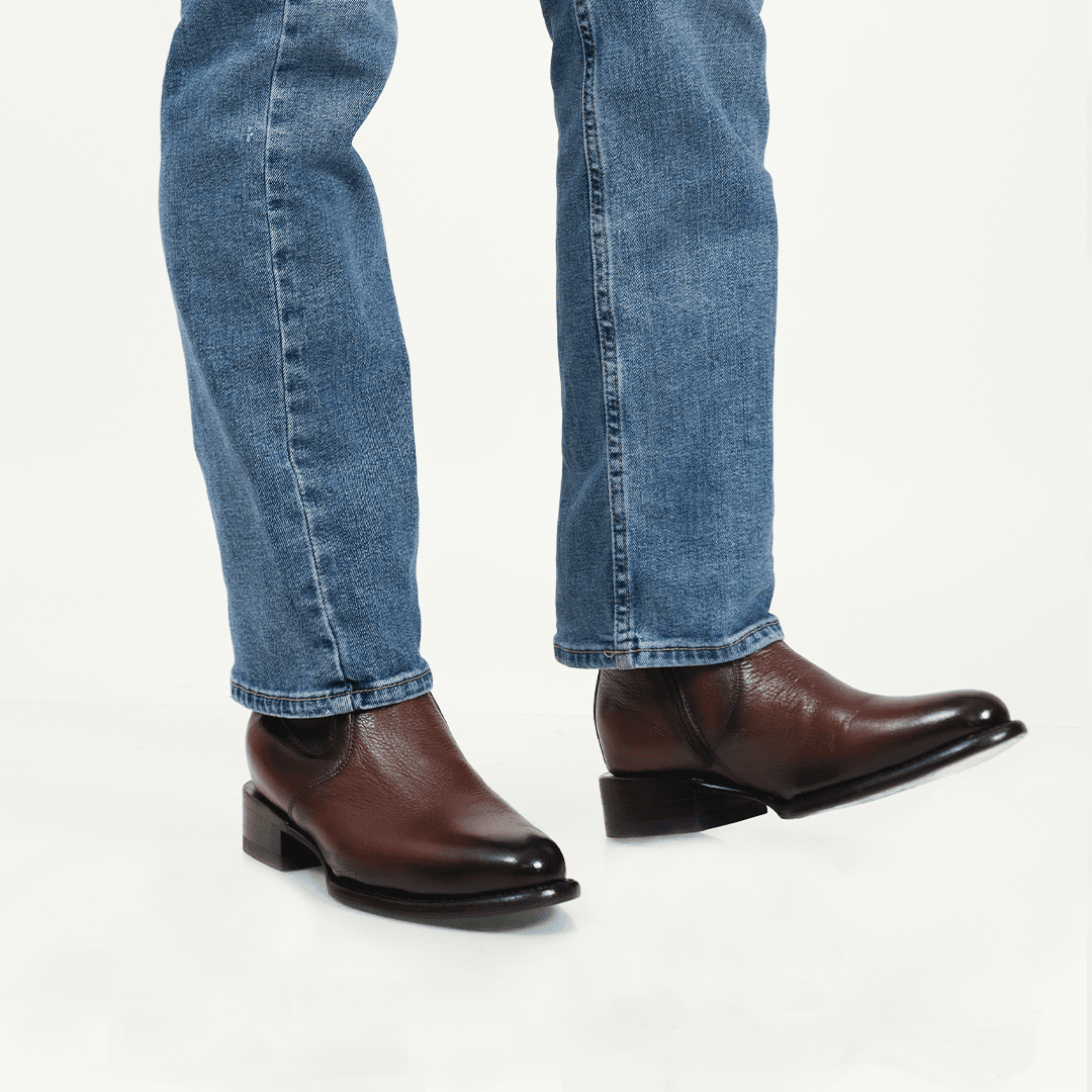 Botín Charro Piel de Venado PL115 - 30% OFF 🏷️