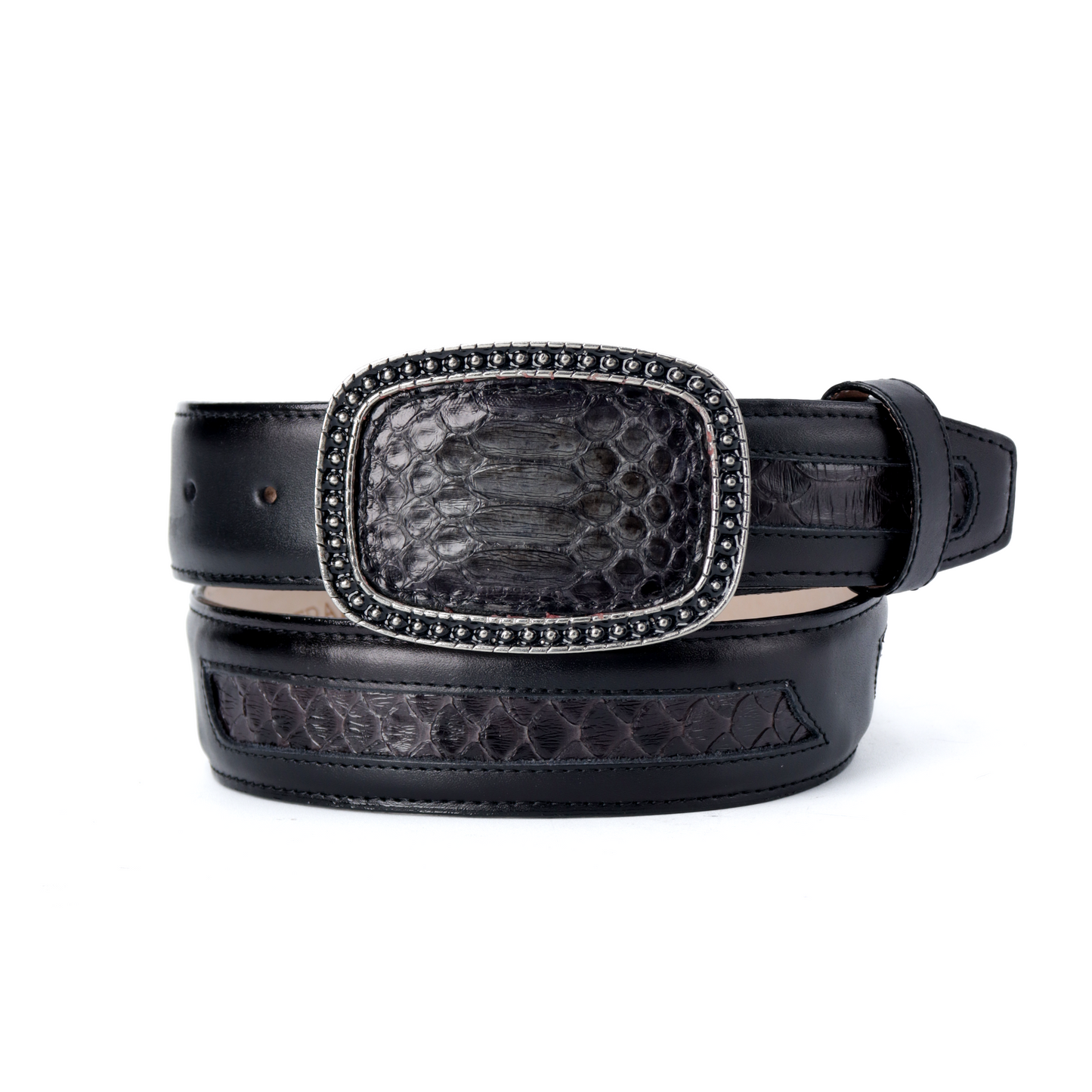 Cinto Soberano en Piel de Python PE467