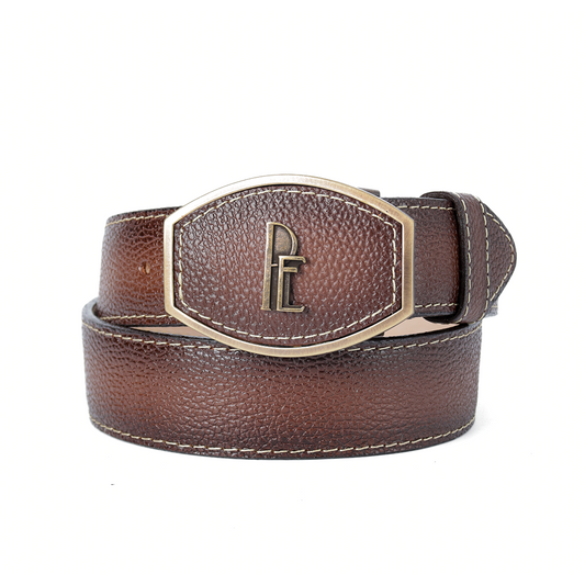 PE470 leather cowboy belt