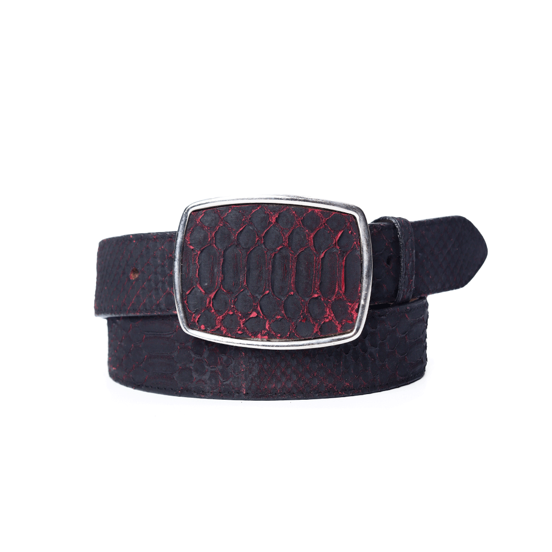 Cinto exótico python PE442  990.00