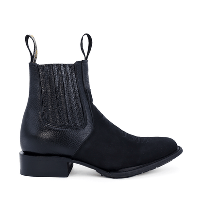 Botín Charro en Piel de Res acabado Nobuck PE903  2590.00