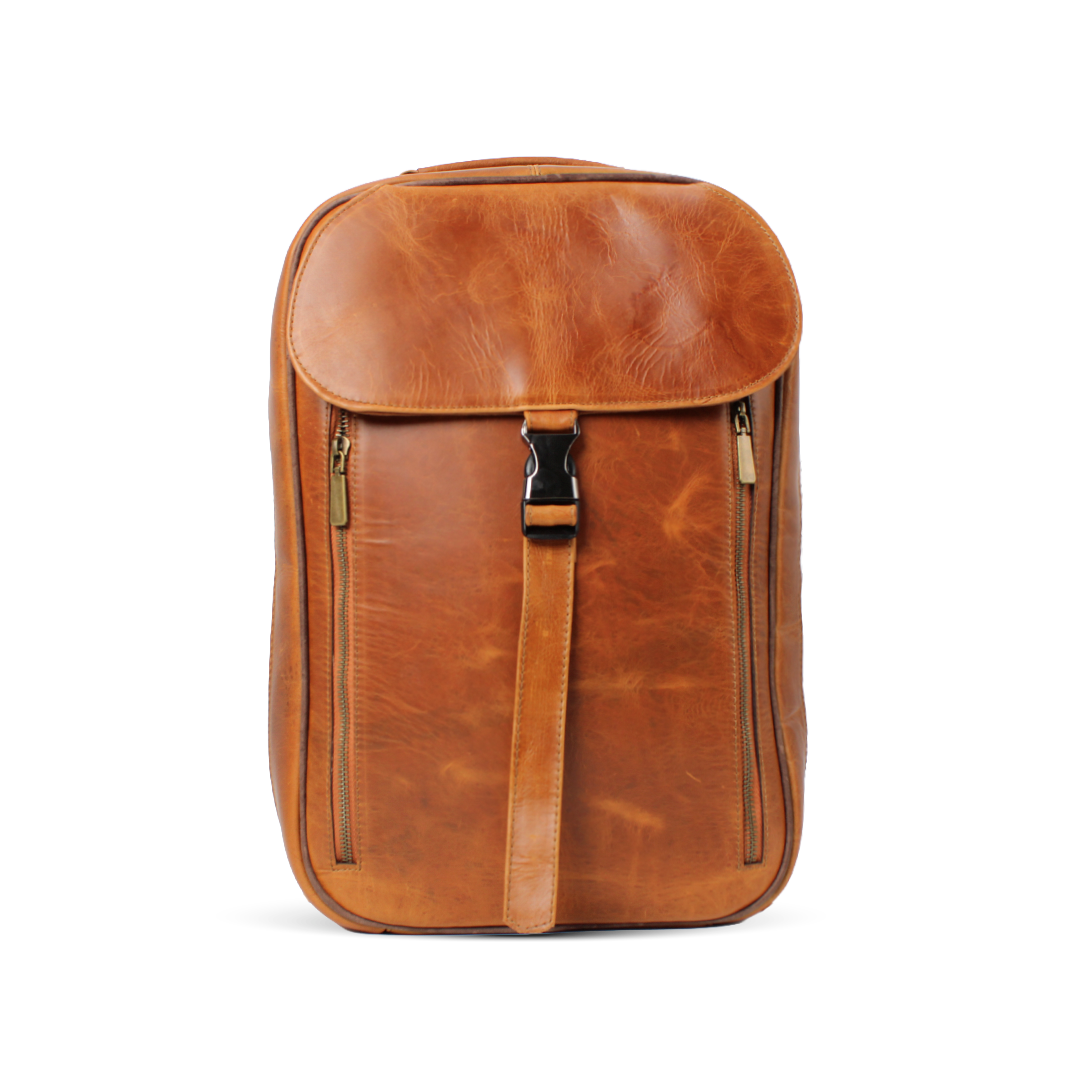 Mochila de Piel con Hebilla Lock PE1001