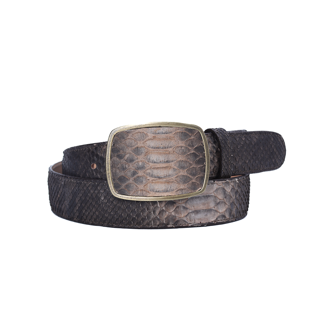 Cinto Exótico en Piel de Python PE442 