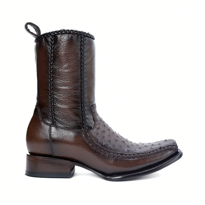 Botín Sultán en Piel de Avestruz PL125 