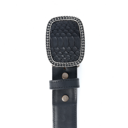 Cinto Soberano en Piel de Python PE467 