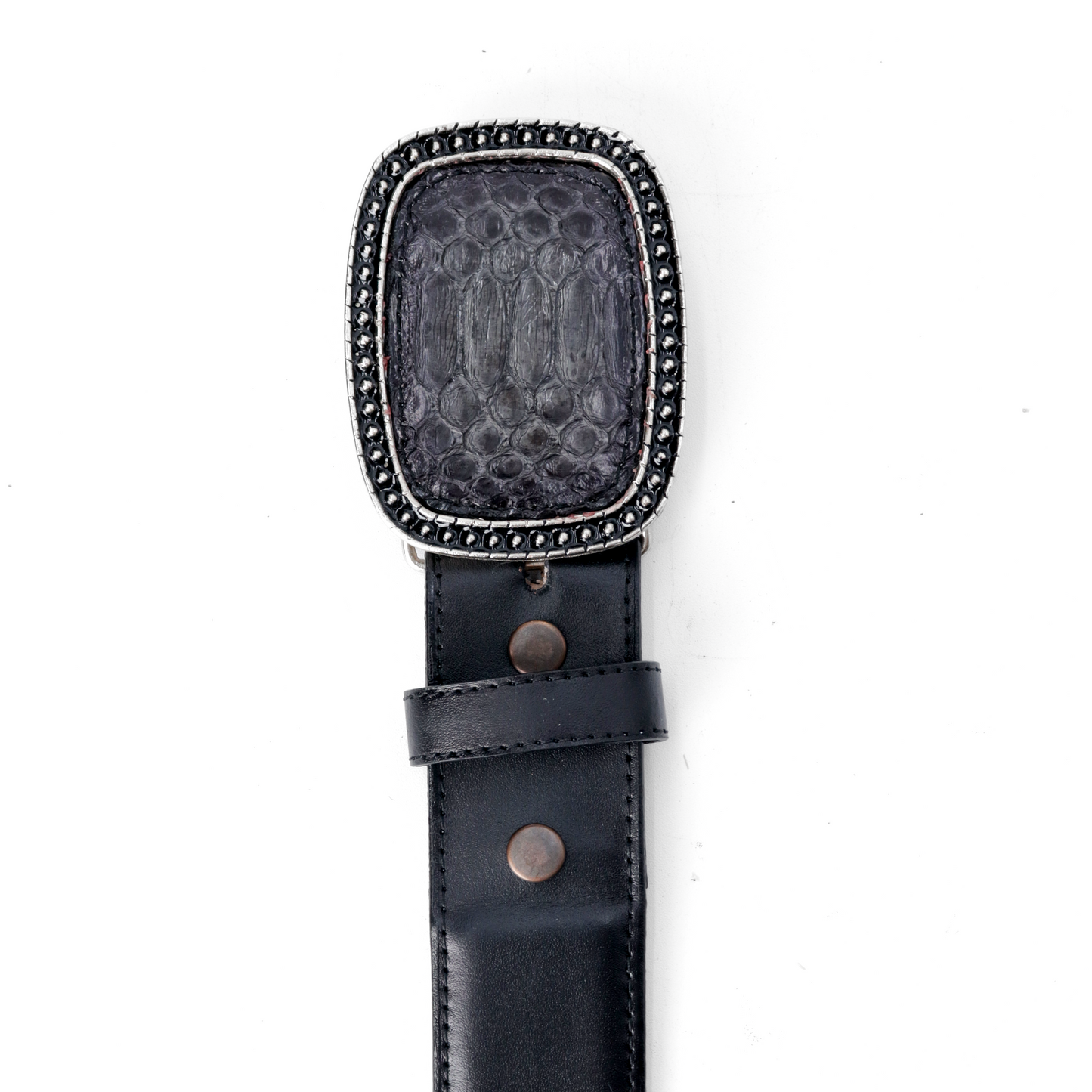 Cinto Soberano en Piel de Python PE467