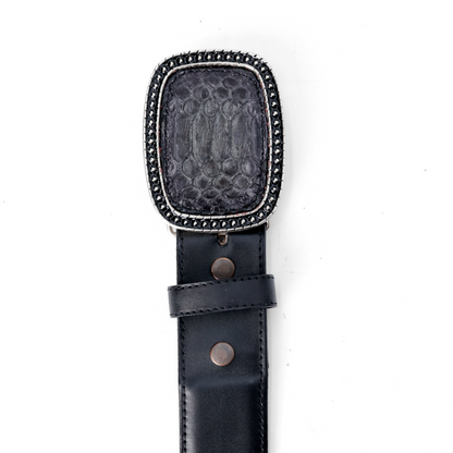Cinto Soberano en Piel de Python PE467