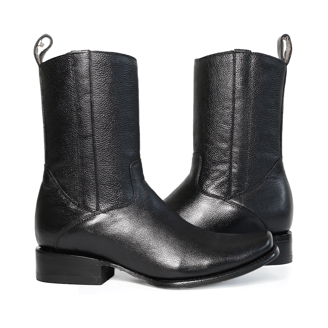 Botín Ébano en Piel de Res PL207 