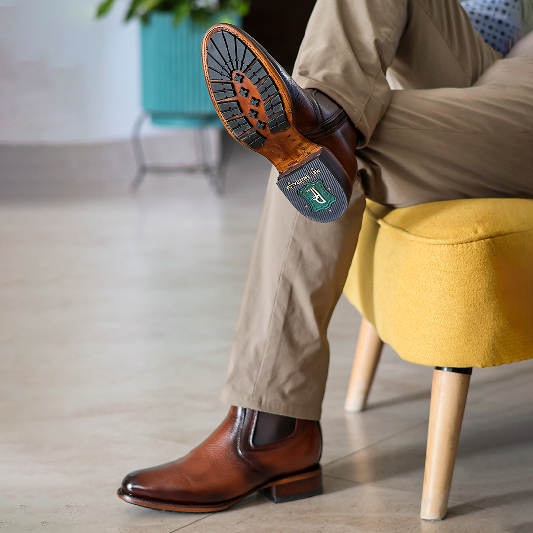 Botín Charro en Piel de Venado PL115 