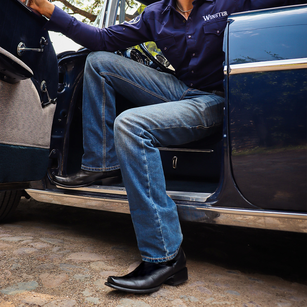 Botín Esmeralda en Piel de Venado PL106 