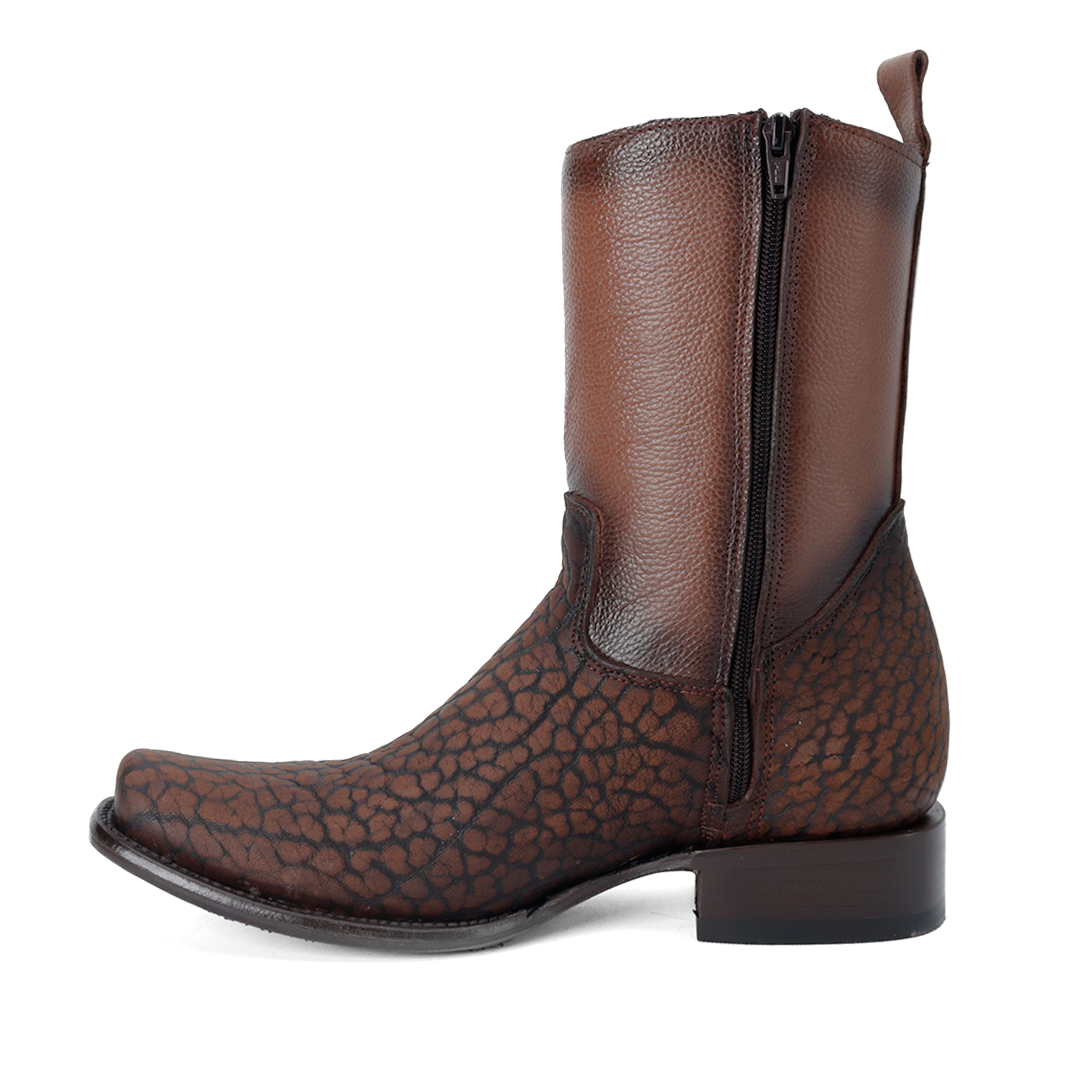 Sultan Ankle Boot in Bull Neck Leather PL208