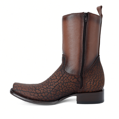 Sultan Ankle Boot in Bull Neck Leather PL208