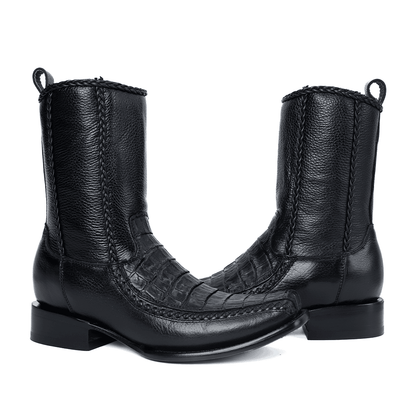 Botín Sultán en Piel de Cocodrilo PL124 