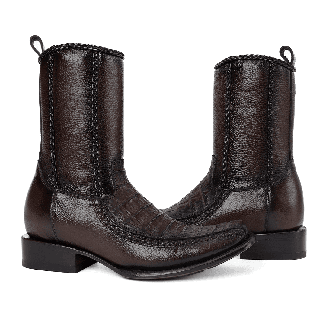 Botín Sultán en Piel de Cocodrilo PL124 
