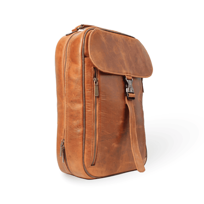 Mochila de Piel con Hebilla Lock PE1001