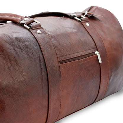 PE 420 Genuine Cowhide Leather Suitcase