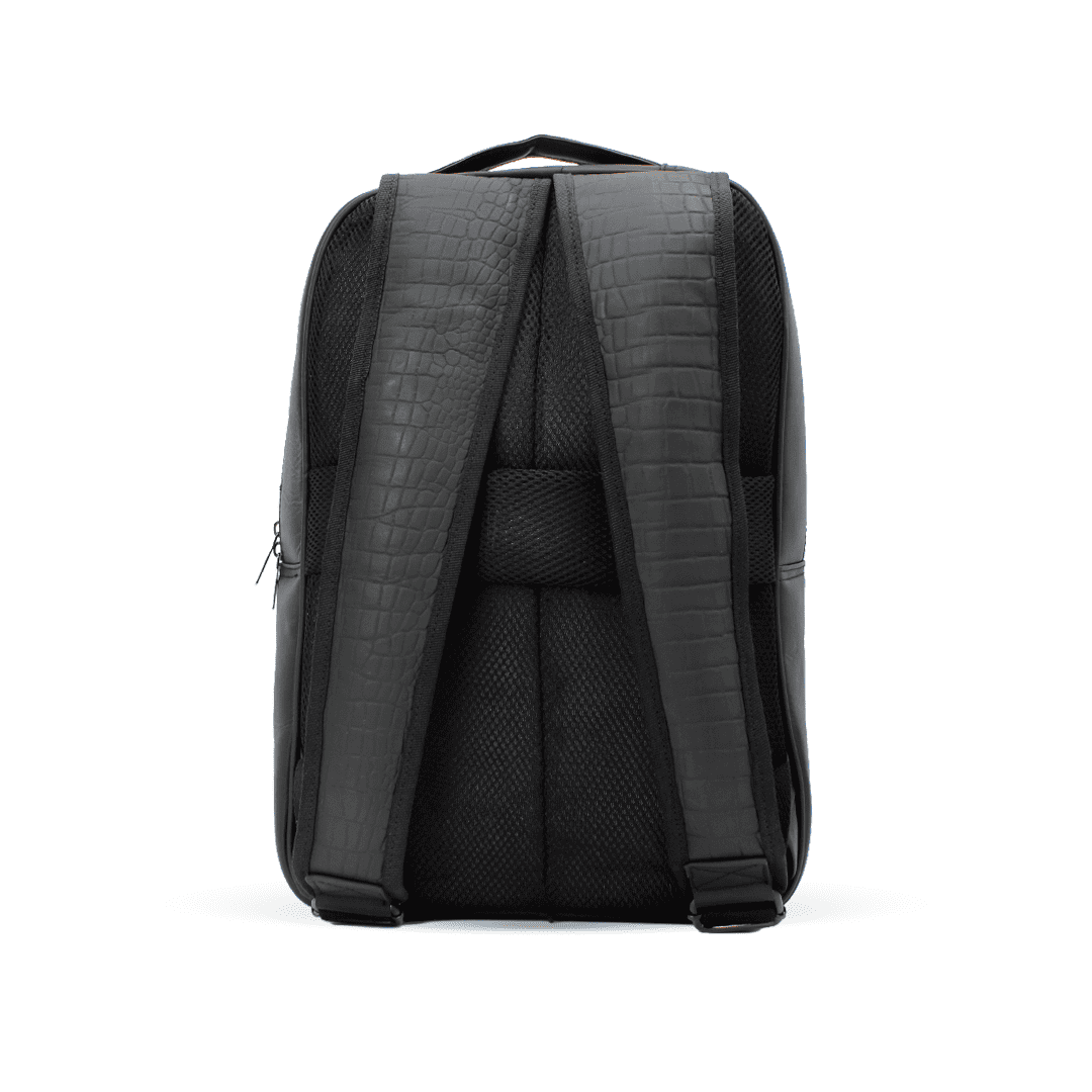 Mochila de Piel con Textura de Cocodrilo PE1003